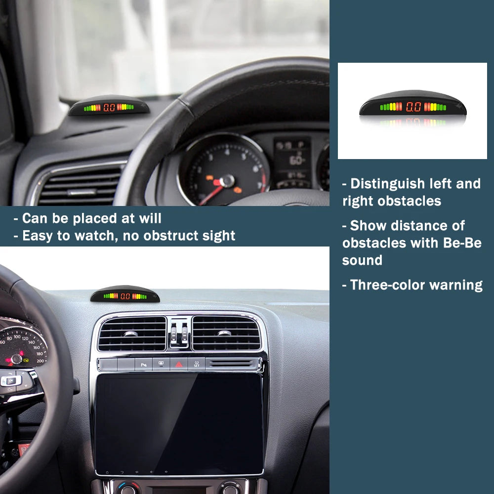 DriveNova ParkSense™ – LED Einparkhilfe mit 4 Sensoren
