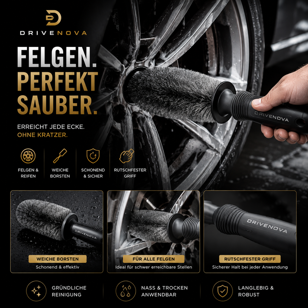 DriveNova™ Felgenbürste