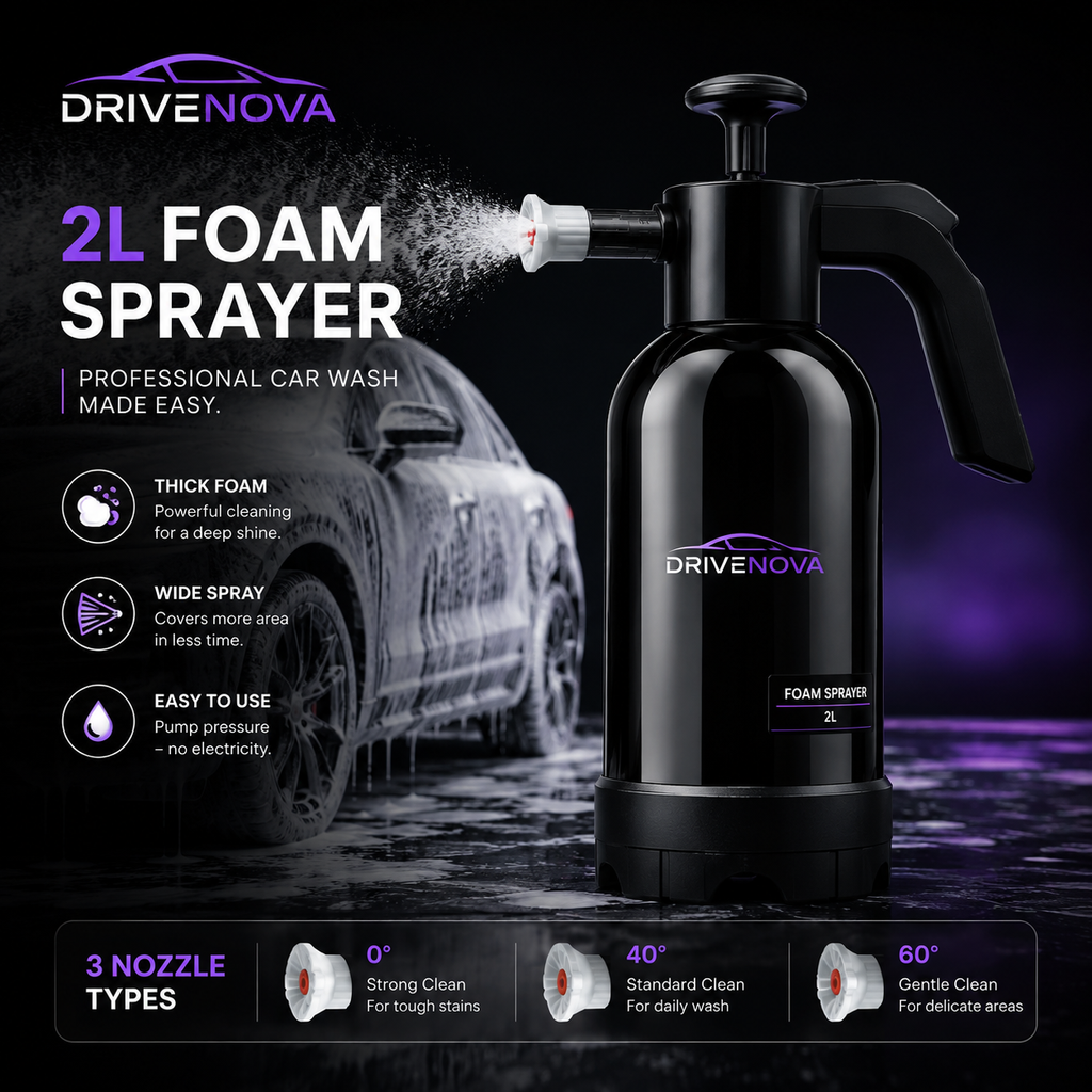 DriveNova™ 2L Auto-Schaumreiniger – Snow Foam Sprayer 🫧🚗