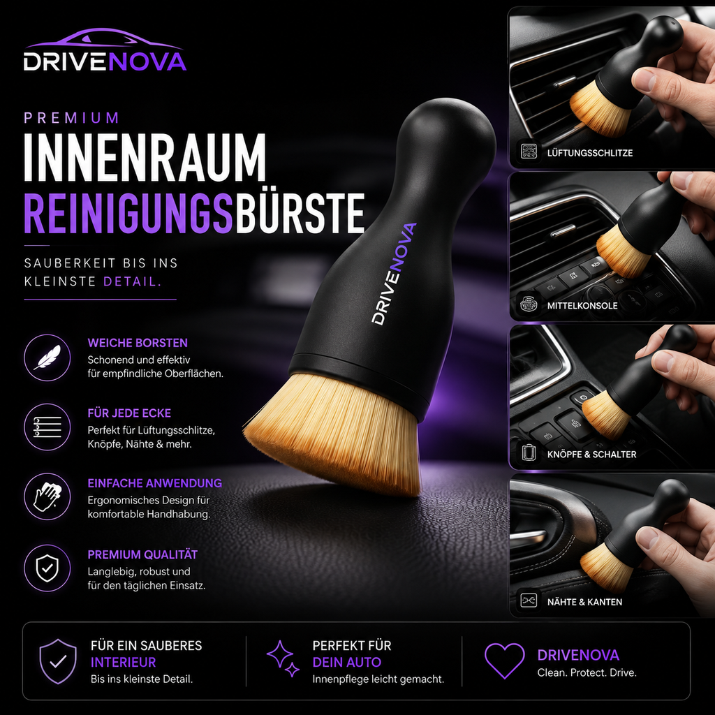 DriveNova™ Premium Innenraum-Reinigungsbürste
