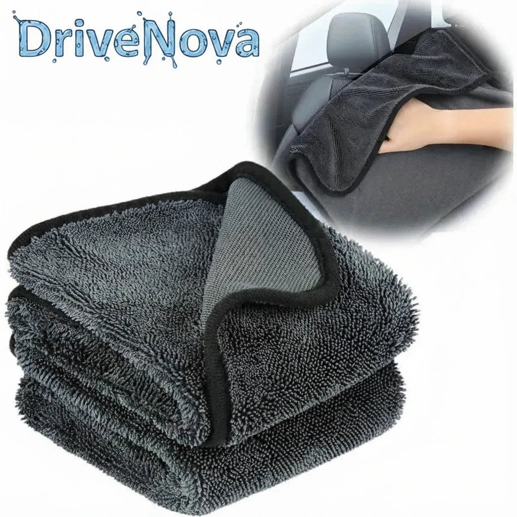 DriveNova MicroFiber Pro – Ultra-Saugfähiges Mikrofasertuch für die Autopflege