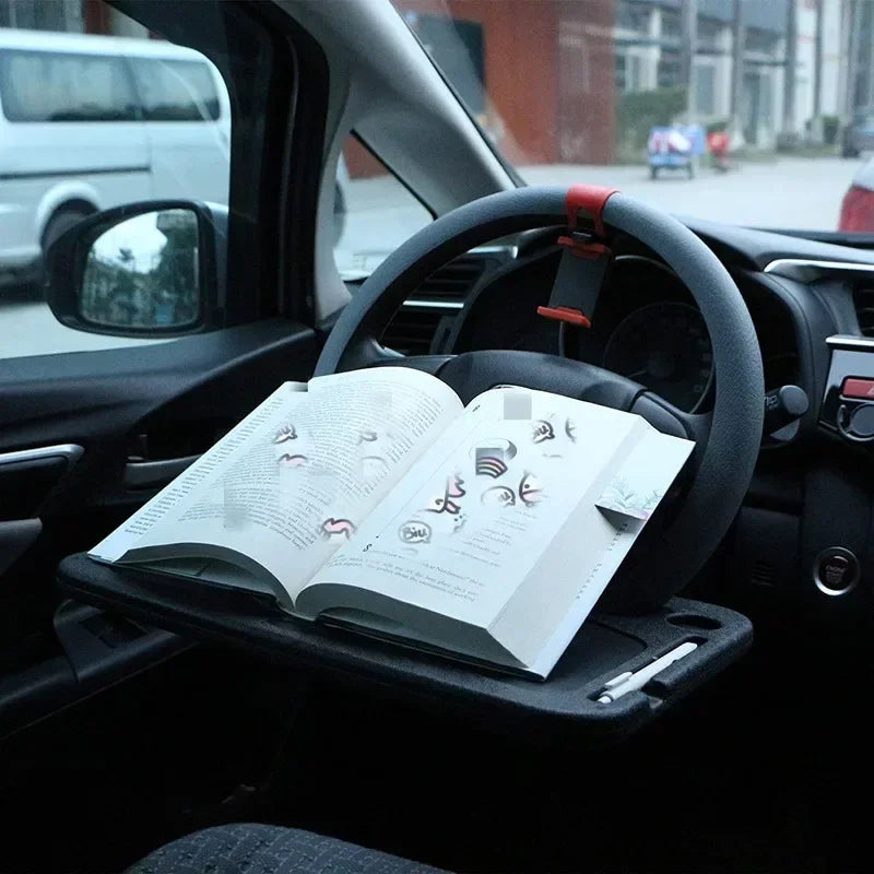 DriveNova Lenkradtisch – Praktischer Auto-Tisch für Laptop, Essen & Arbeiten