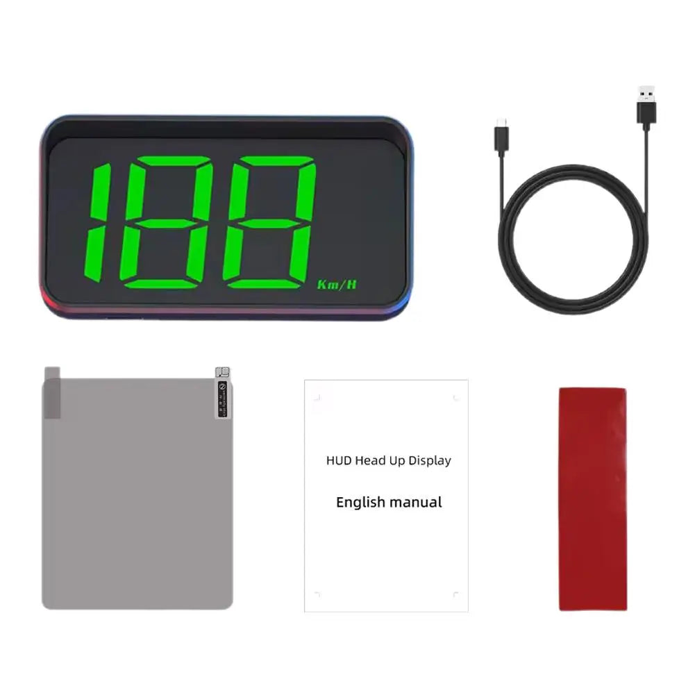 DriveNova™ GPS Head-Up Display (HUD) – Digitaler Tacho mit Echtzeit-Geschwindigkeitsanzeige