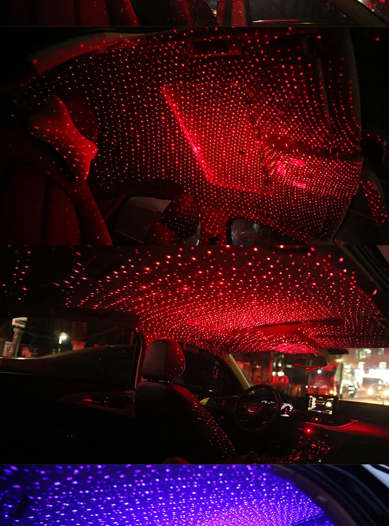 DriveNova StarGlow – USB Sternenhimmel fürs Auto mit Musikmodus