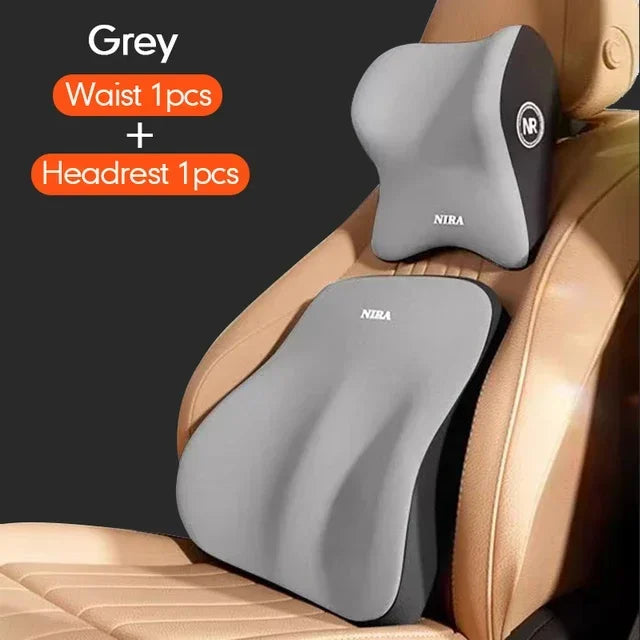 DriveNova ComfortPlus – Memory Foam Nacken- & Lendenkissen fürs Auto