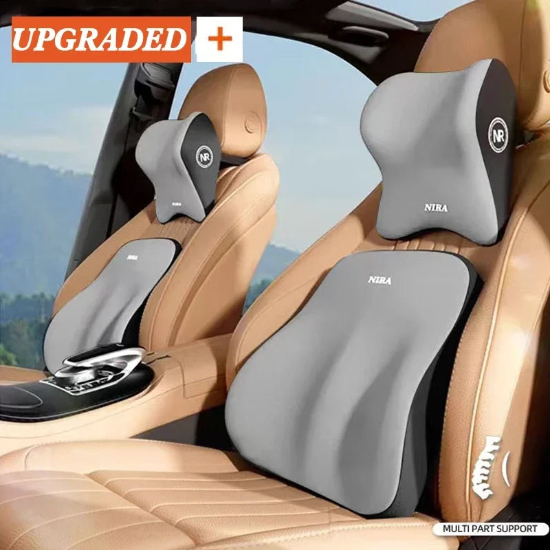 DriveNova ComfortPlus – Memory Foam Nacken- & Lendenkissen fürs Auto