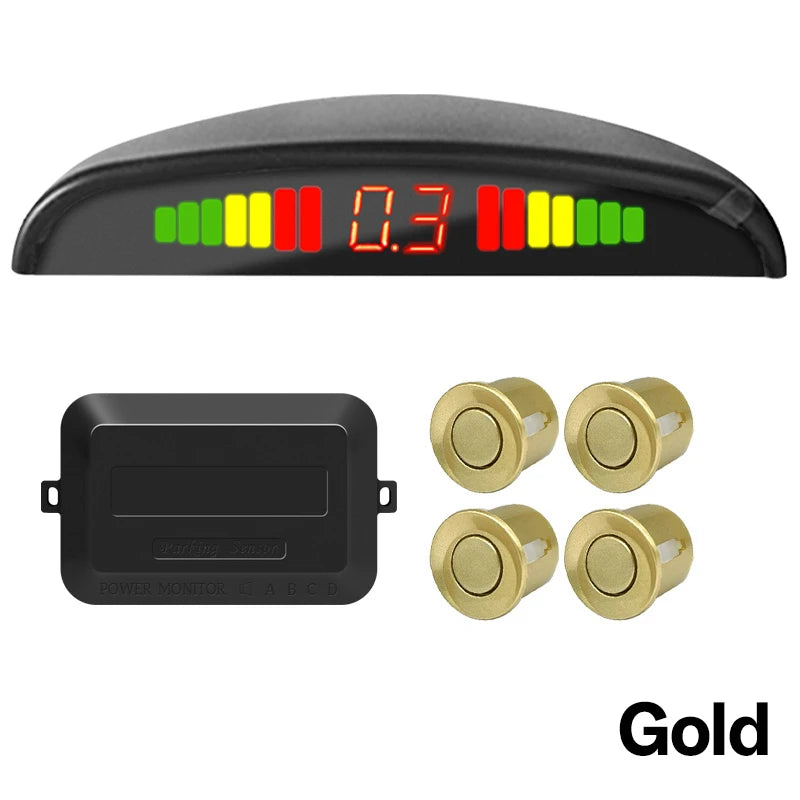 DriveNova ParkSense™ – LED Einparkhilfe mit 4 Sensoren