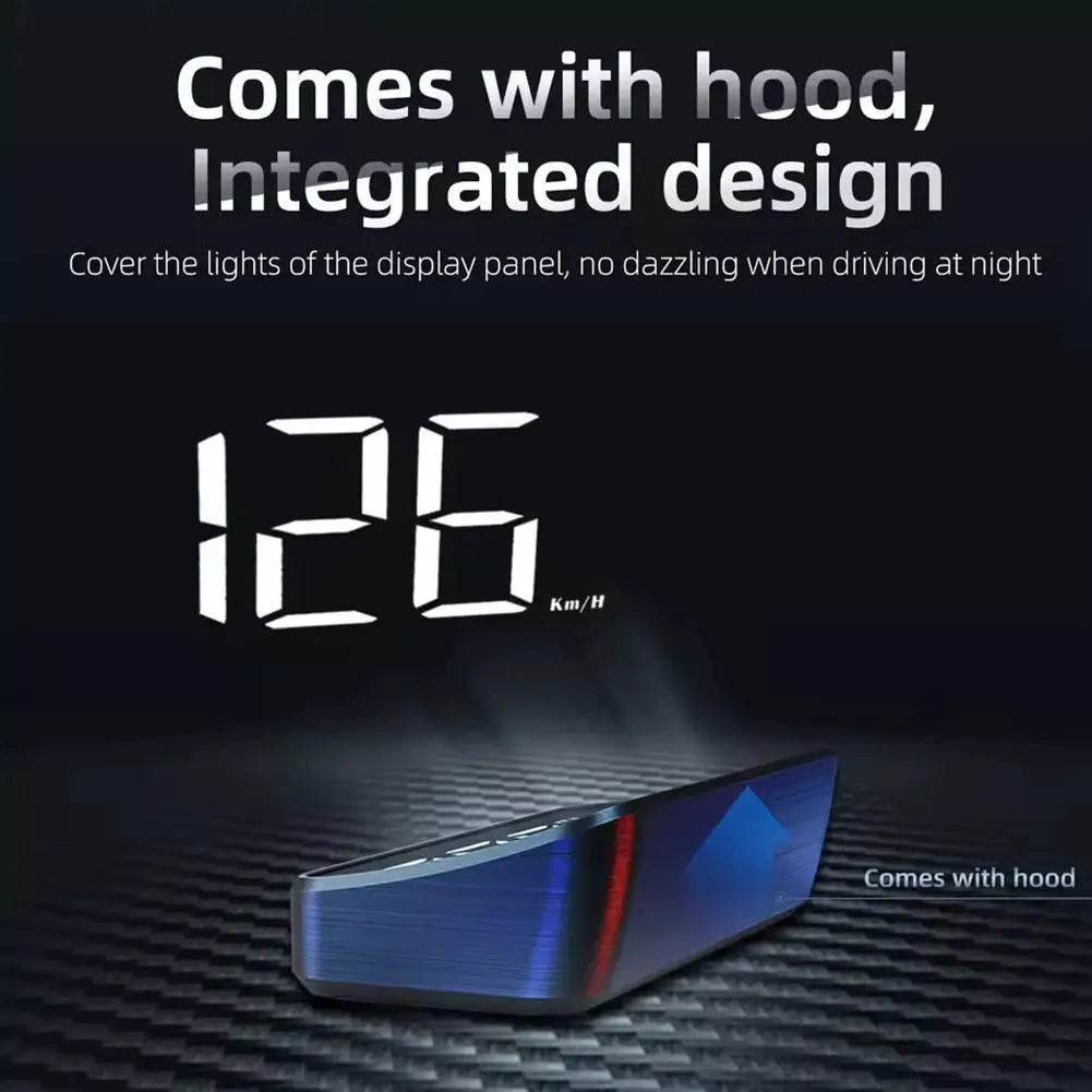 DriveNova™ GPS Head-Up Display (HUD) – Digitaler Tacho mit Echtzeit-Geschwindigkeitsanzeige