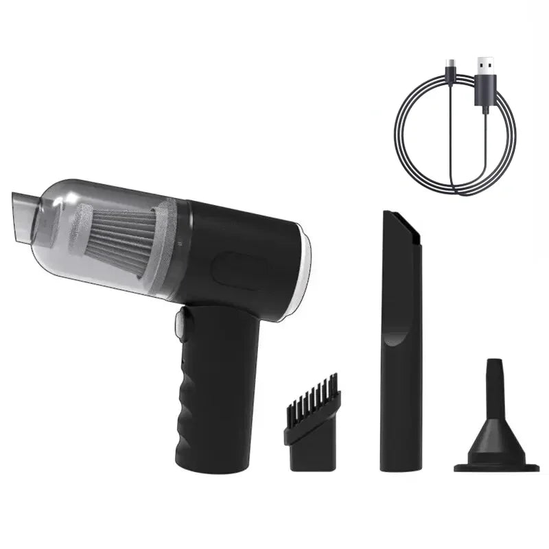 DriveNova MiniVac – Kabelloser 9000Pa Auto-Staubsauger mit USB-Aufladung