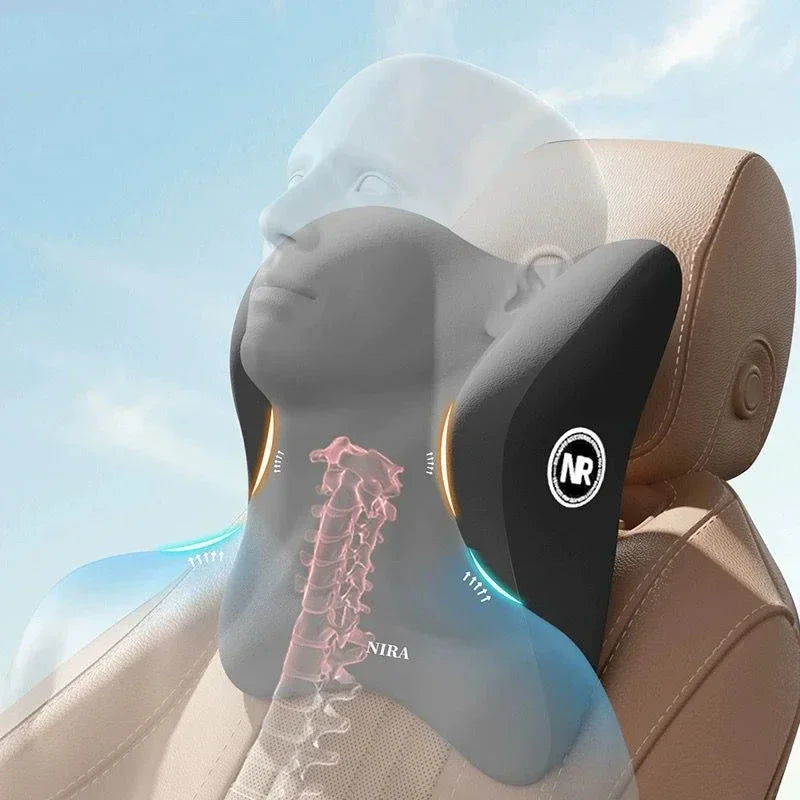 DriveNova ComfortPlus – Memory Foam Nacken- & Lendenkissen fürs Auto