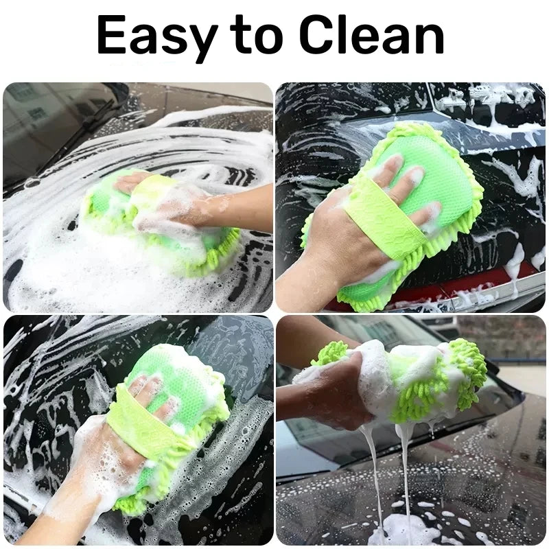 DriveNova™ Premium Mikrofaser-Waschhandschuh