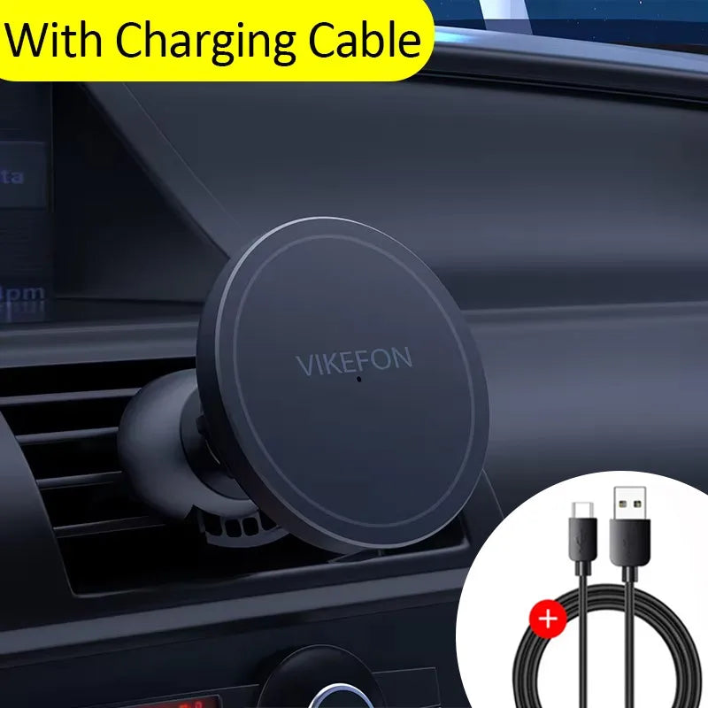 DriveNova MagSafe Auto-Handyhalterung mit kabellosem und magnetischem Schnellladen.