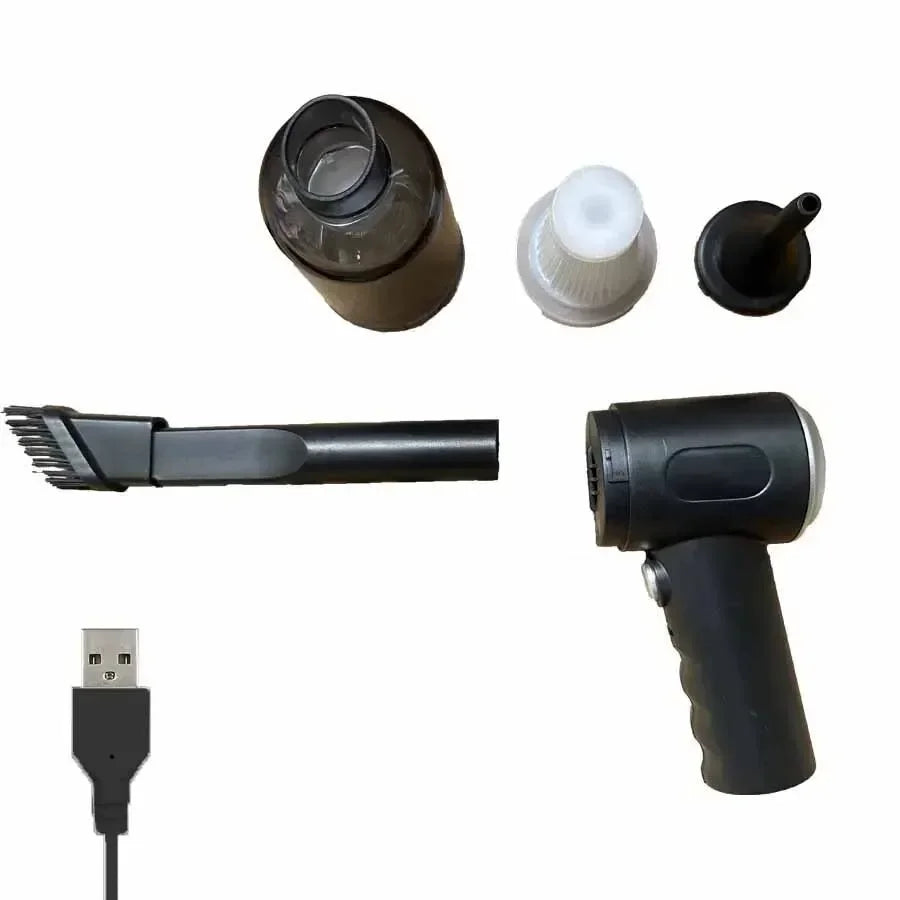 DriveNova MiniVac – Kabelloser 9000Pa Auto-Staubsauger mit USB-Aufladung