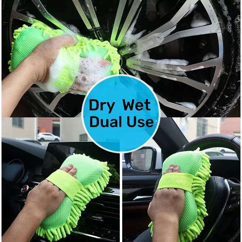 DriveNova™ Premium Mikrofaser-Waschhandschuh
