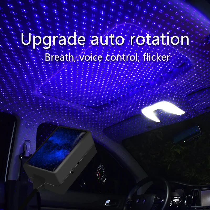 DriveNova StarGlow – USB Sternenhimmel fürs Auto mit Musikmodus