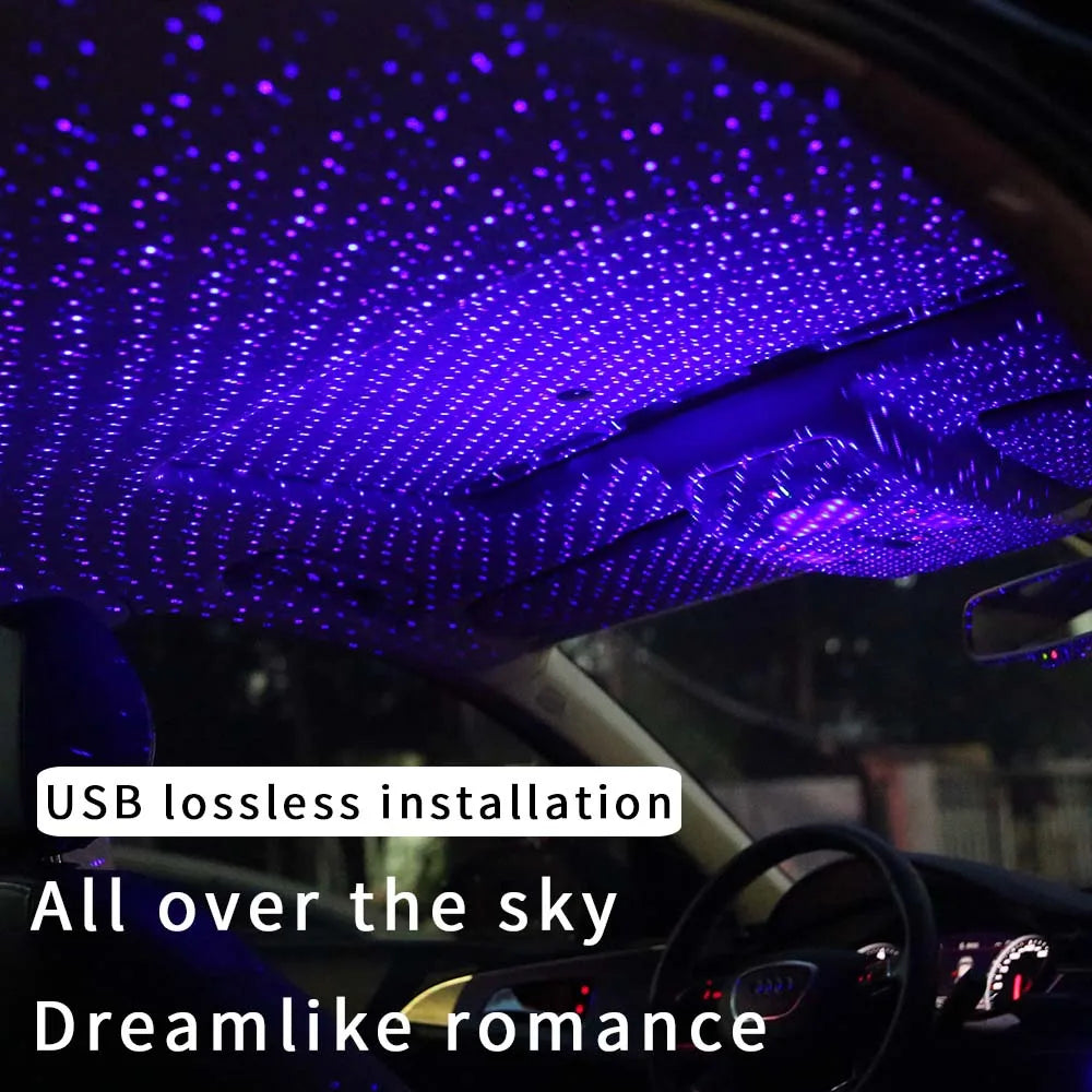 DriveNova StarGlow – USB Sternenhimmel fürs Auto mit Musikmodus