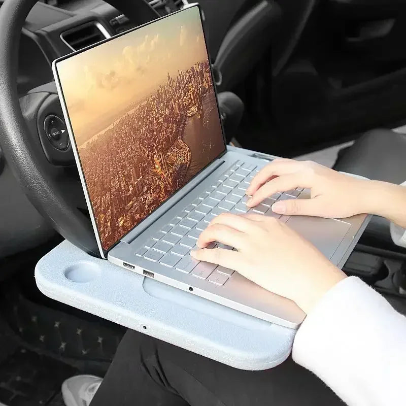 DriveNova Lenkradtisch – Praktischer Auto-Tisch für Laptop, Essen & Arbeiten