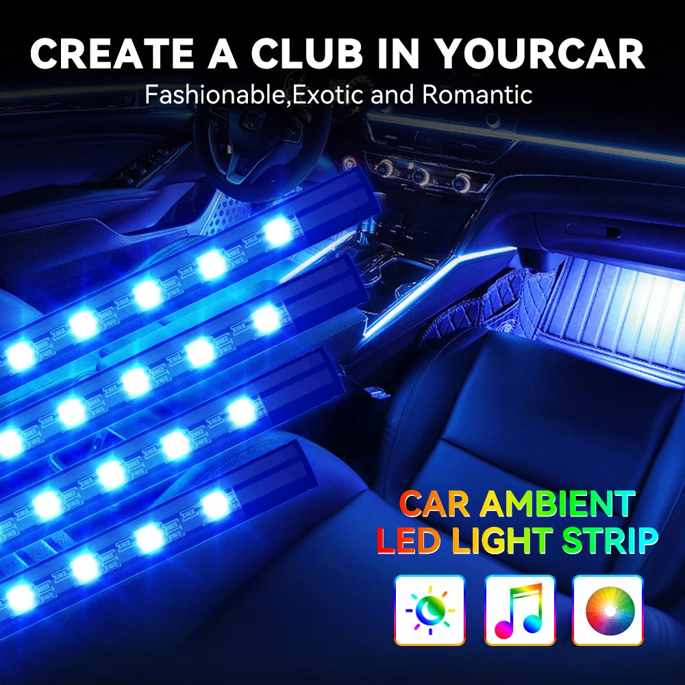 DriveNova™ RGB-Ambientebeleuchtung für den Fahrzeuginnenraum