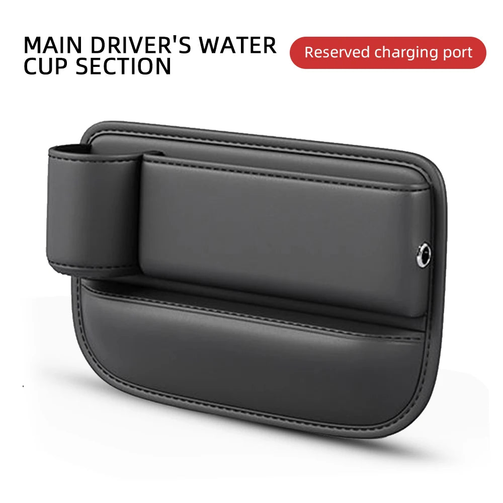 DriveNova Premium Autositz-Organizer mit Getränkehalter