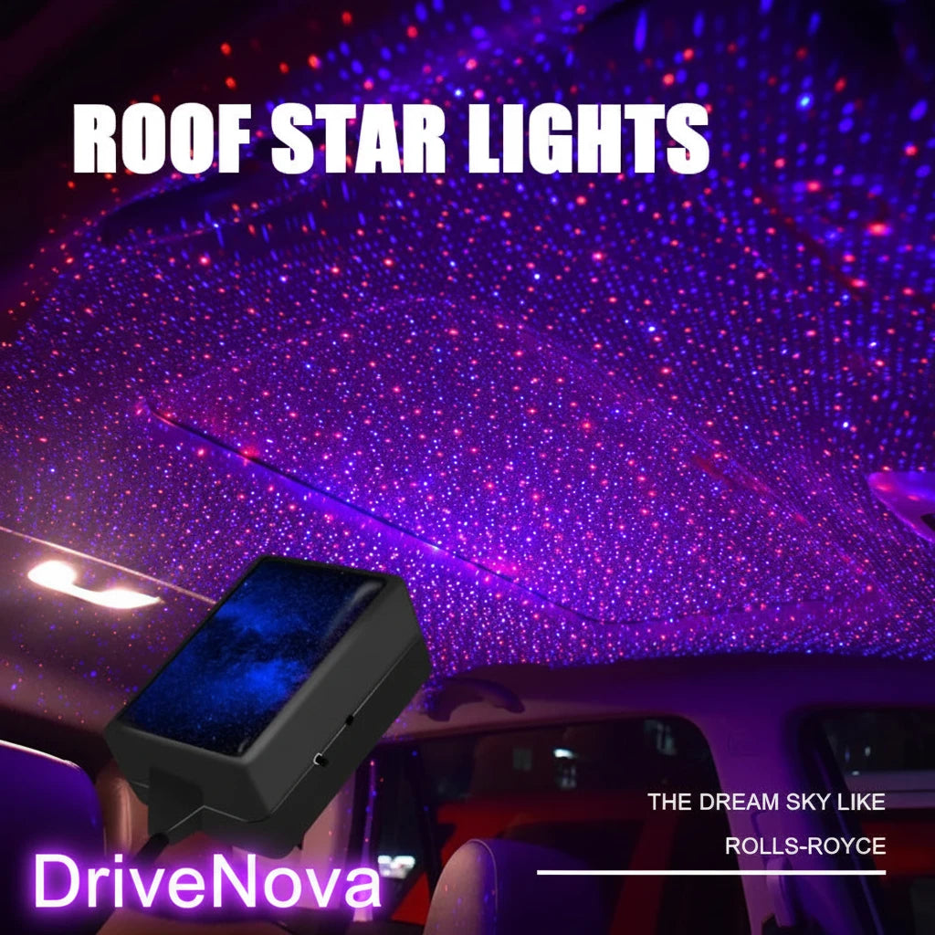 DriveNova StarGlow – USB Sternenhimmel fürs Auto mit Musikmodus